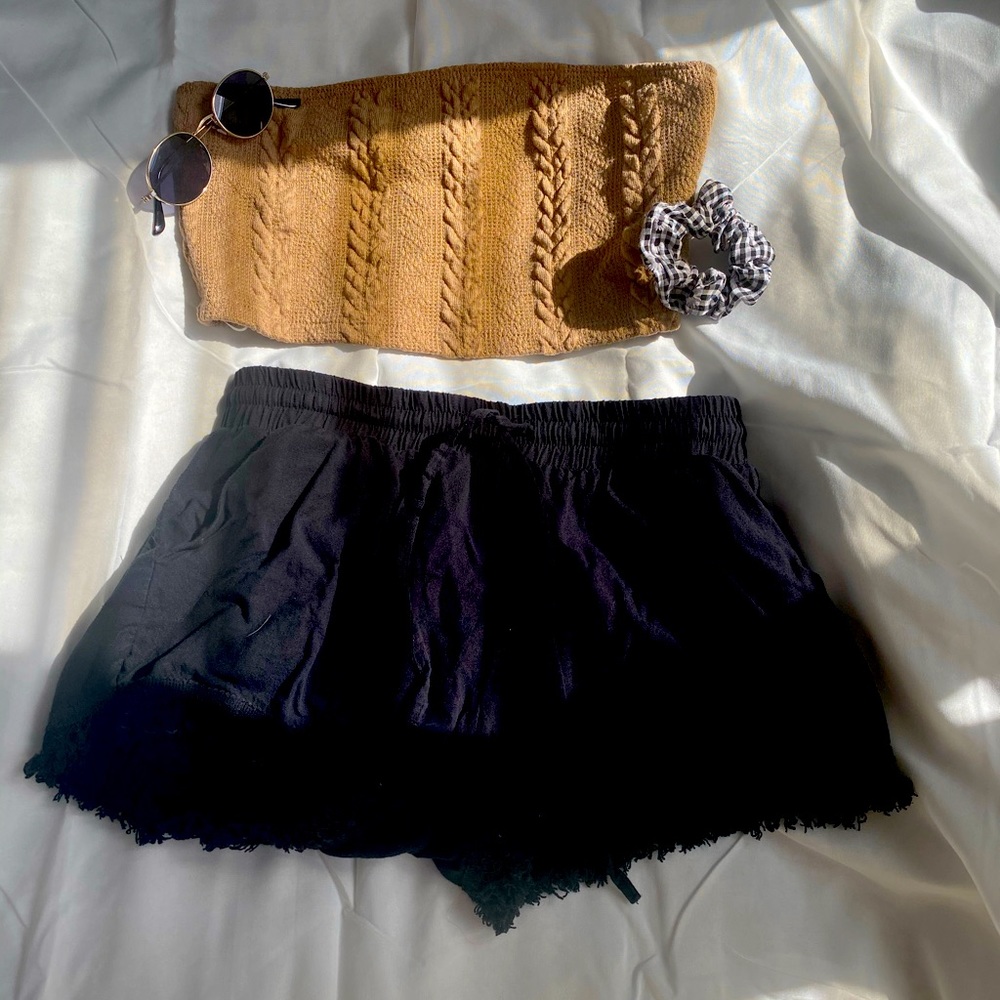 Black Cute Shorts